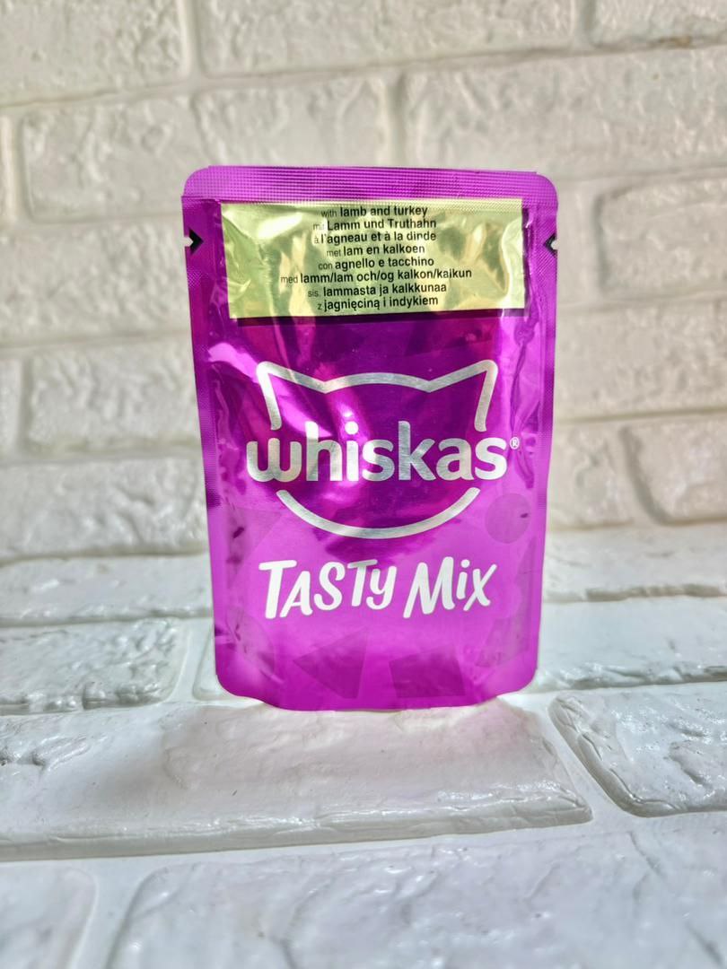 پوچ گربه ویسکاس طعم بوقلمون و بره